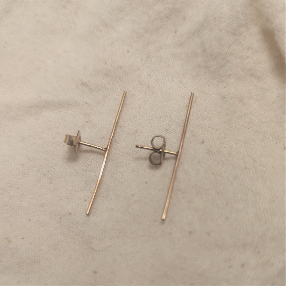 Boutique minimalist earrings handmade